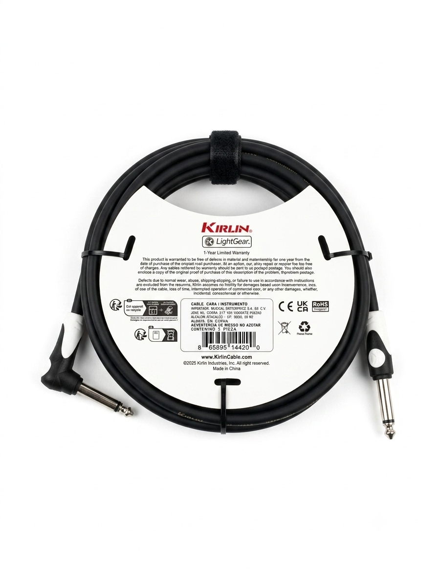 Cable Kirlin LGI-202 Plug Para Instrumentos, 6 Metros