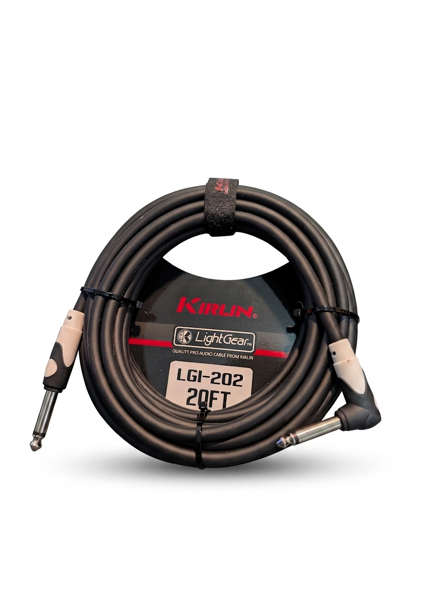 Cable Kirlin LGI-202 Plug Para Instrumentos, 6 Metros