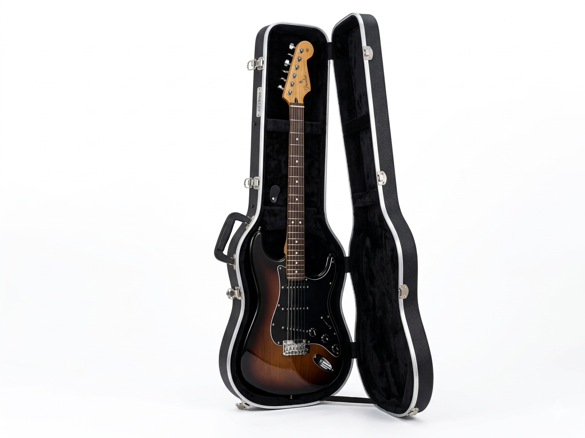 Estuche Rígido para Guitarra Eléctrica – Máxima Protección y Estilo Profesional