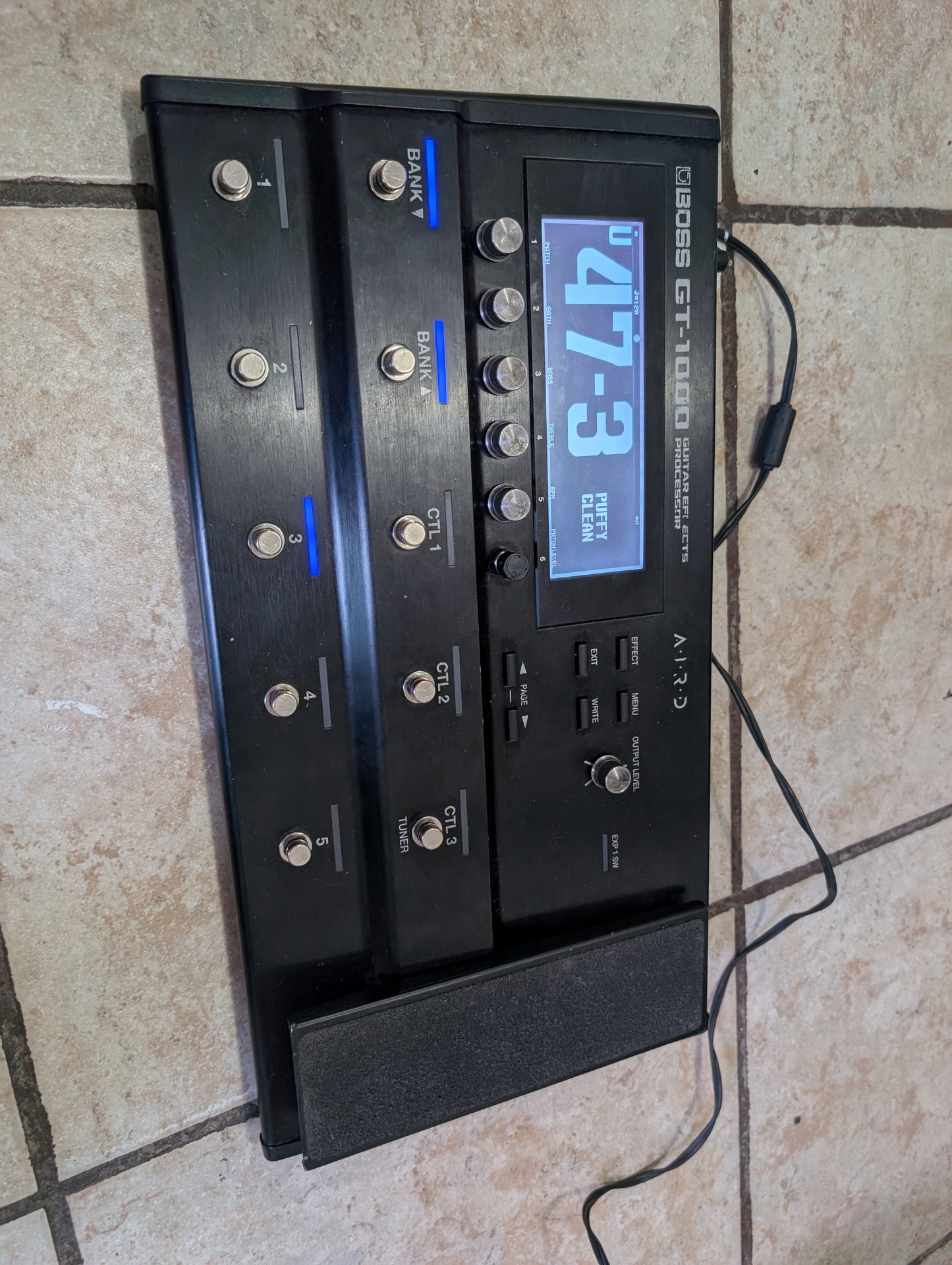Procesador De Efectos Boss Gt 1000 Para Guitarra O Bajo