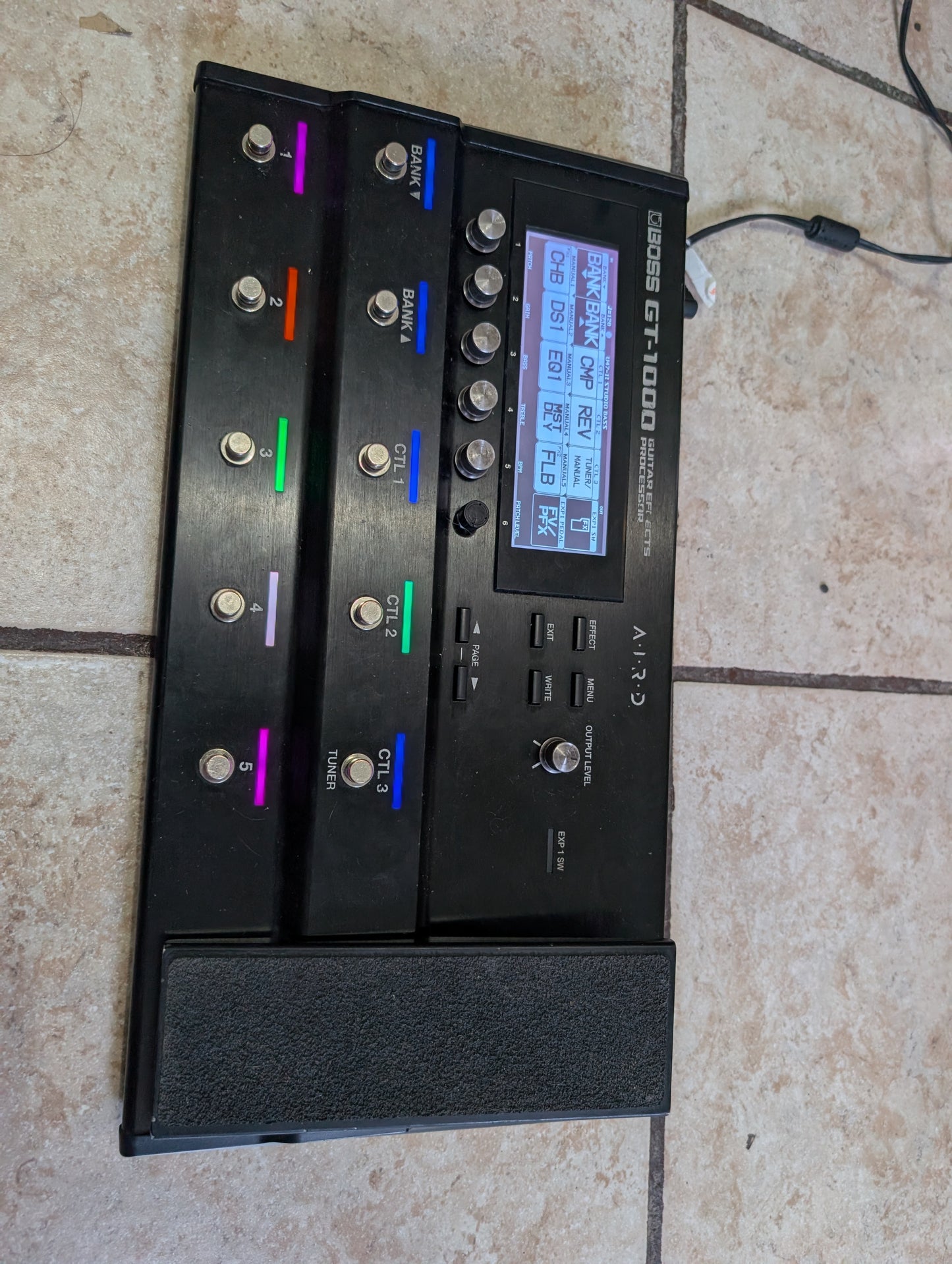 Procesador De Efectos Boss Gt 1000 Para Guitarra O Bajo