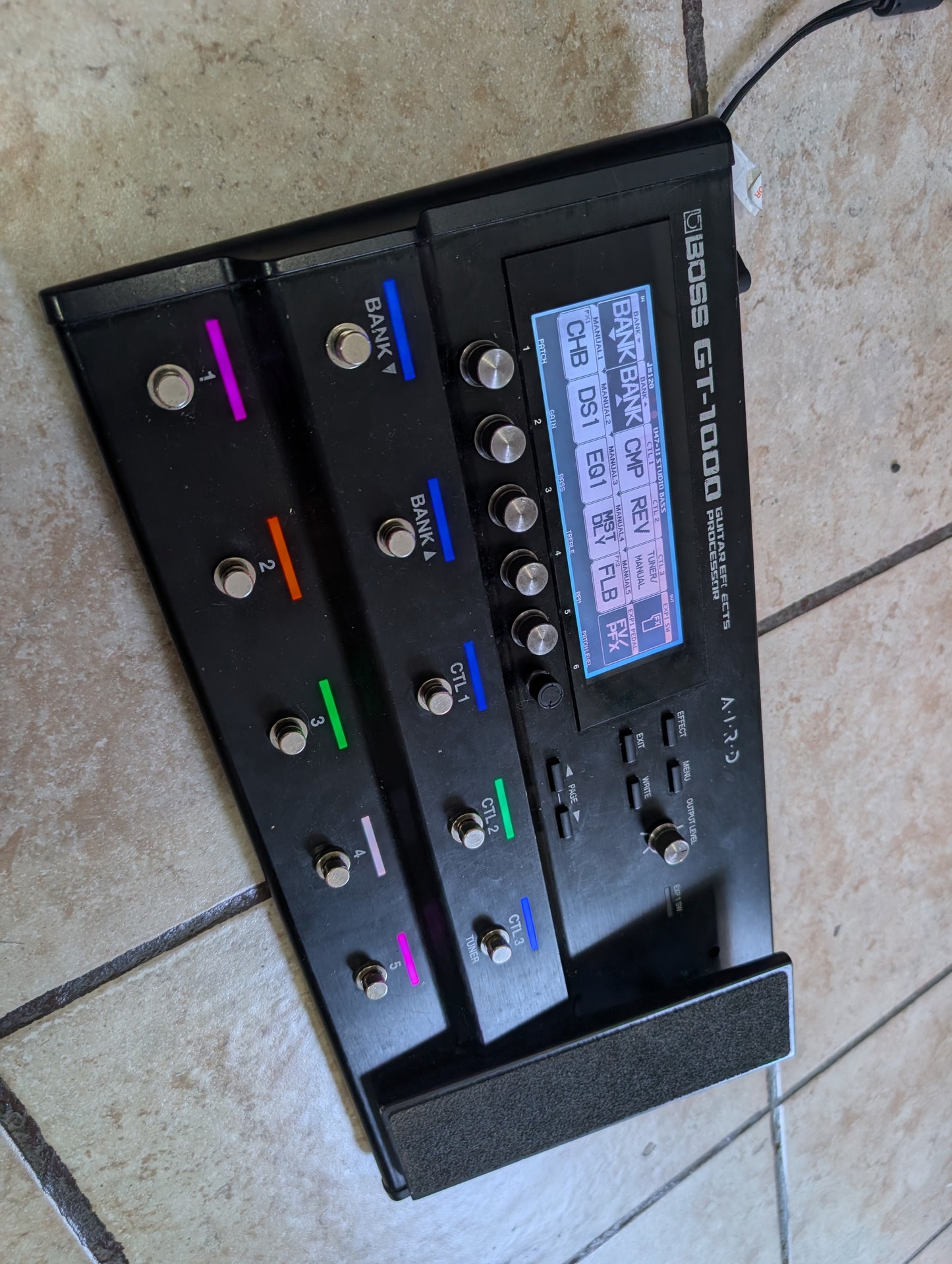 Procesador De Efectos Boss Gt 1000 Para Guitarra O Bajo