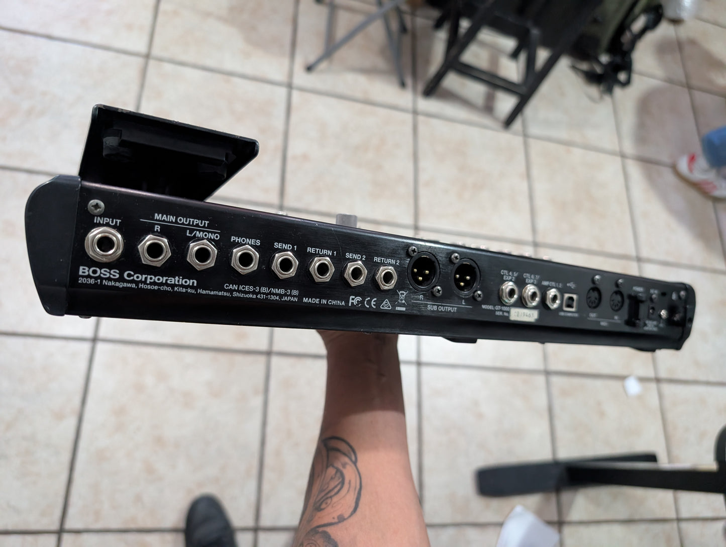 Procesador De Efectos Boss Gt 1000 Para Guitarra O Bajo