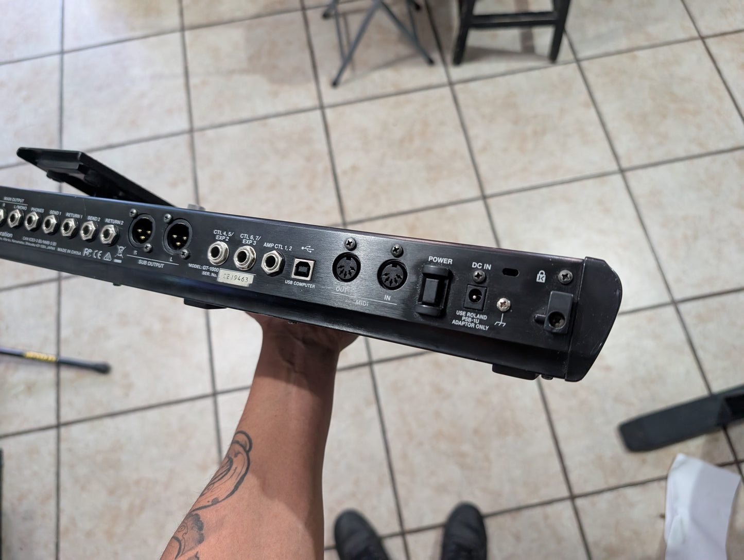 Procesador De Efectos Boss Gt 1000 Para Guitarra O Bajo