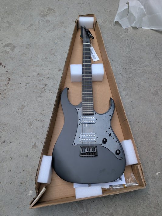 Guitarra Eléctrica Ibanez Grgr131ex-bkf (black Flat)