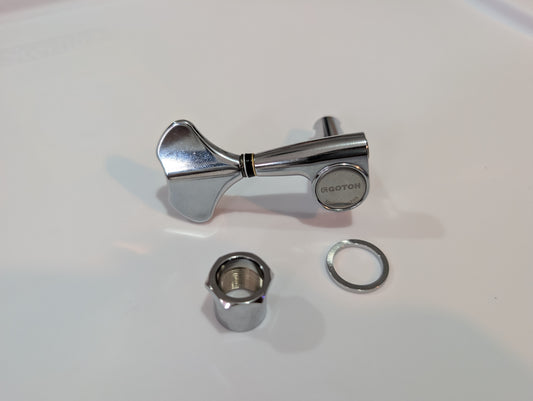 Clavija Individual Gotoh GB707 Cromo - Lado Izquierdo