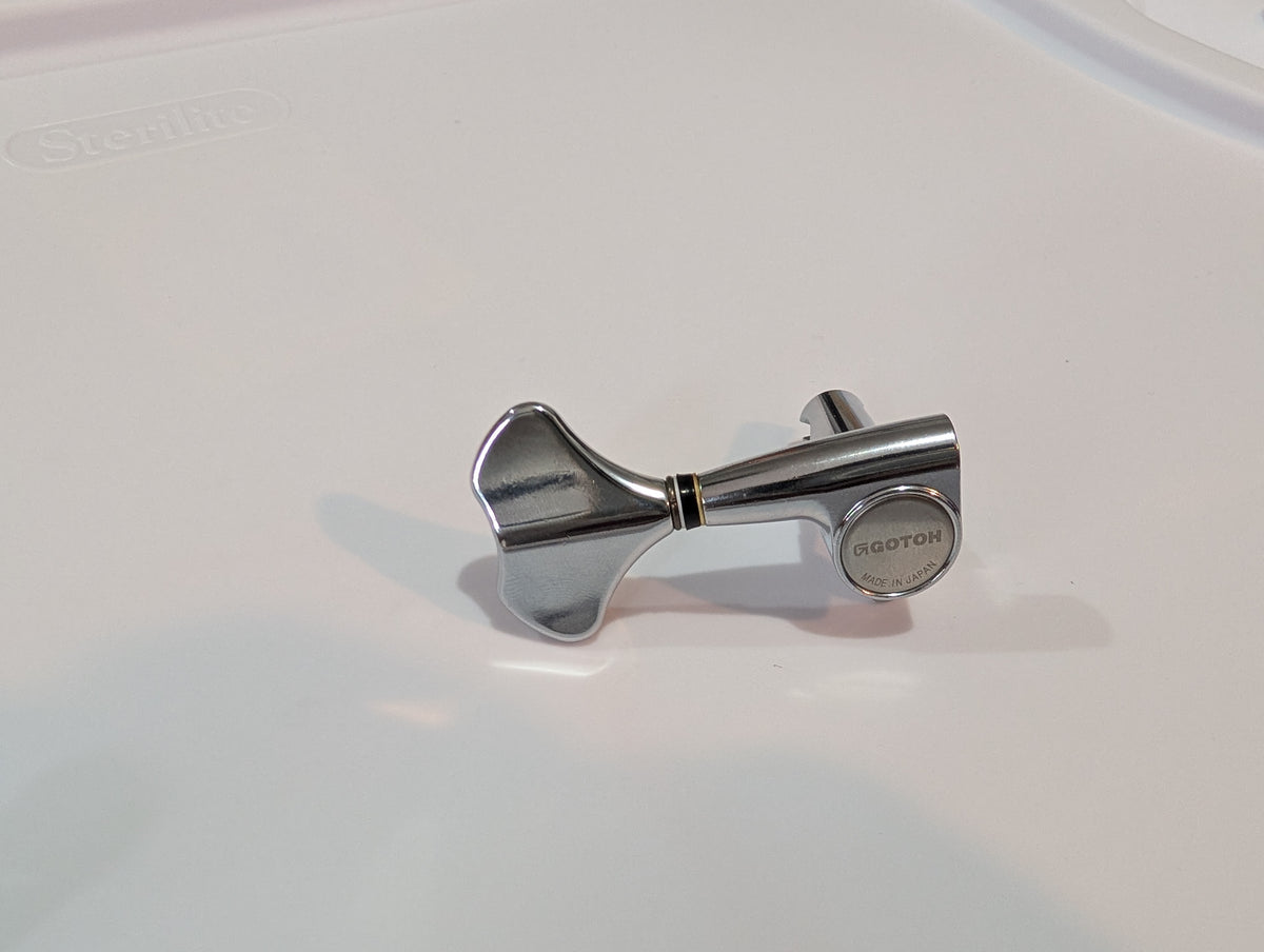 Clavija Individual Gotoh GB707 Cromo - Lado Izquierdo