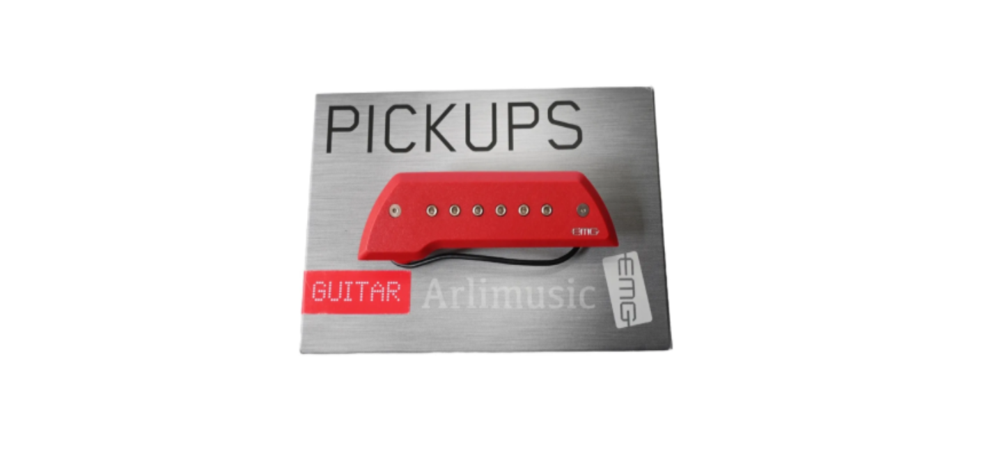 Pastilla Emg Para Bajoquinto O Bajosexto O Guitarra Color roja