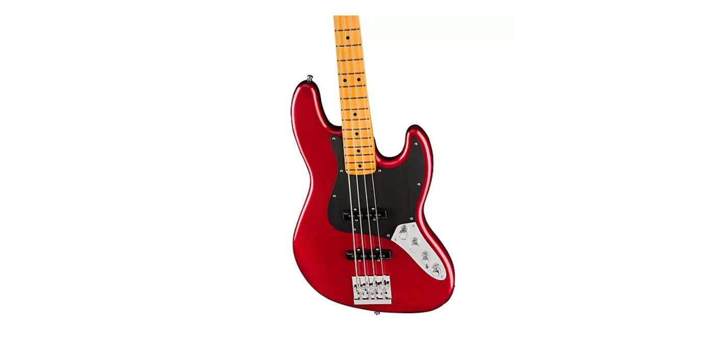 Fender American Ultra II Jazz Bass Maple Fingerboard Sinister Red