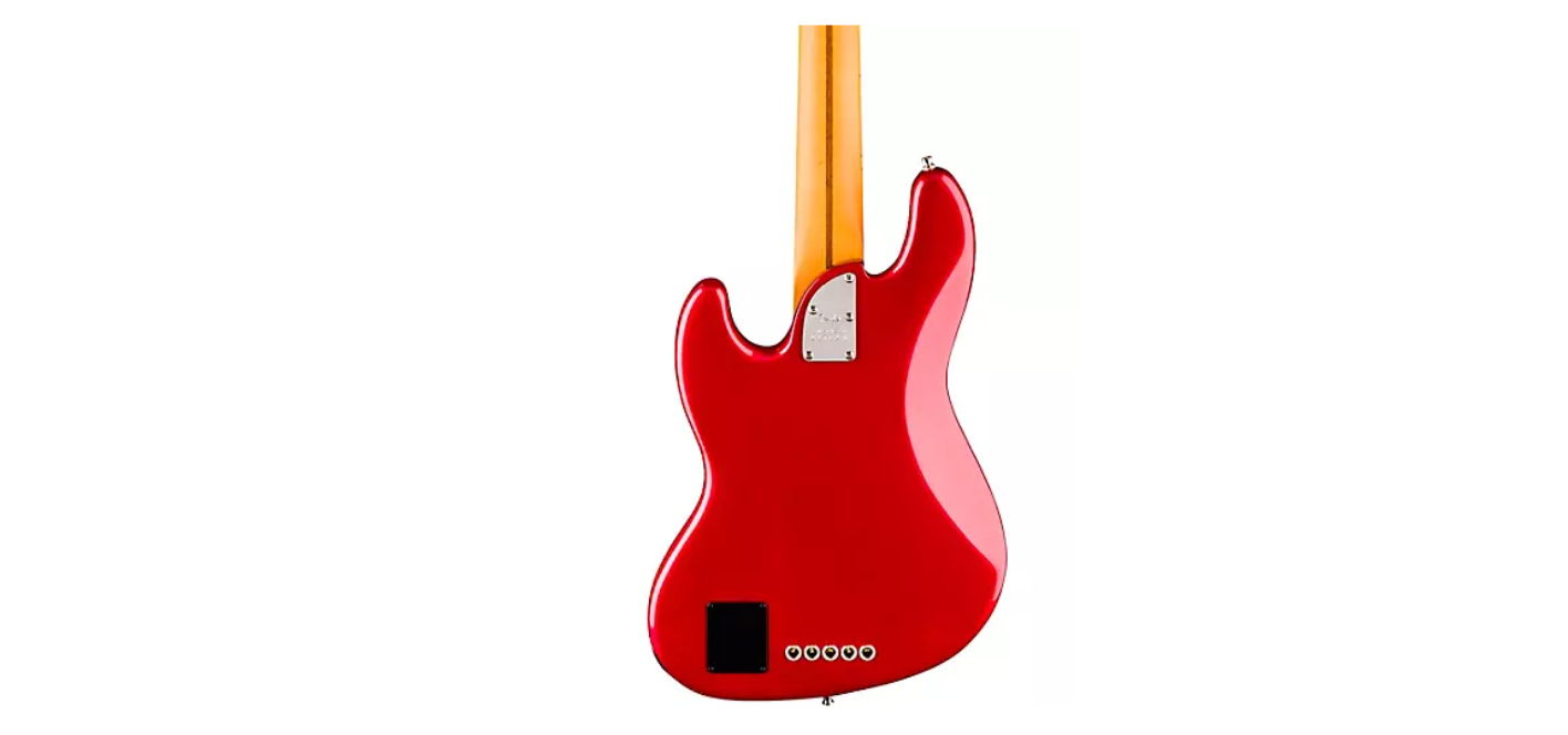 Fender American Ultra II Jazz Bass V Maple Fingerboard Sinister Red