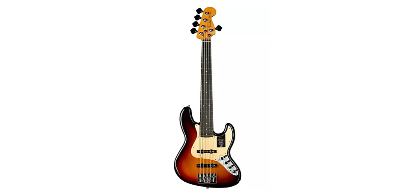 Fender American Ultra II Jazz Bass V Ebony Fingerboard Ultraburst