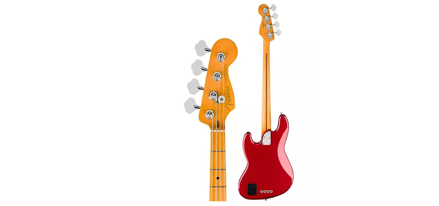 Fender American Ultra II Jazz Bass Maple Fingerboard Sinister Red