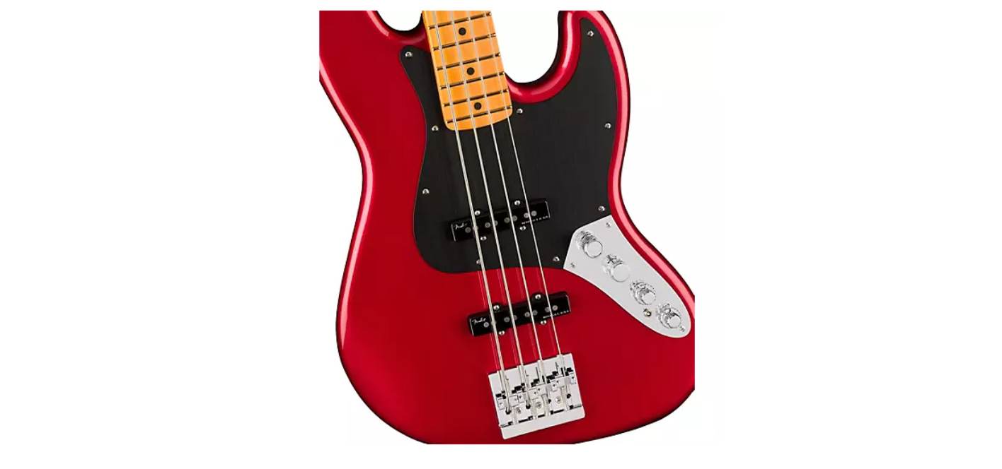Fender American Ultra II Jazz Bass Maple Fingerboard Sinister Red