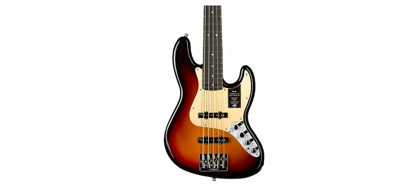 Fender American Ultra II Jazz Bass V Ebony Fingerboard Ultraburst