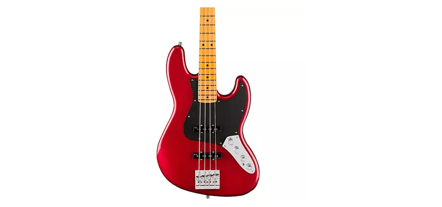 Fender American Ultra II Jazz Bass Maple Fingerboard Sinister Red