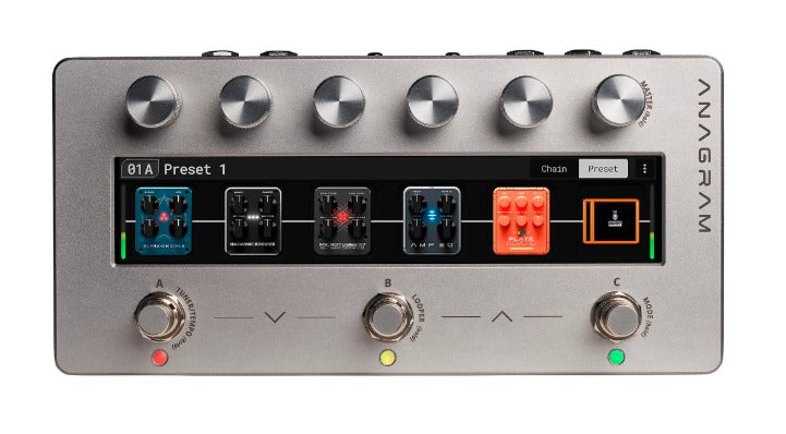 Pedal  Anagram Multiefectos Darkglass Bass, color gris