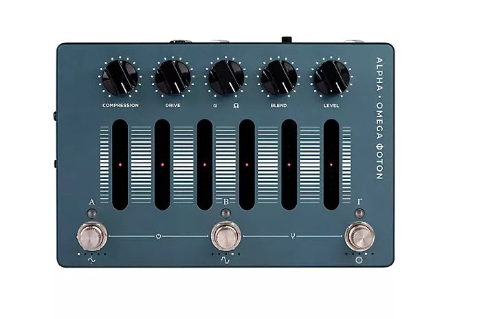 Pedal de efectos para bajo Darkglass Alpha-Omega Photon, color azul