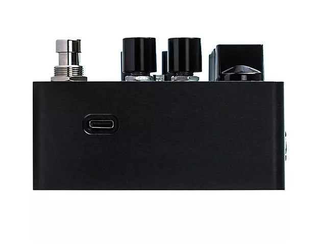 Pedal de efectos combinado Darkglass Luminal Booster Ultra Compression y Harmonic Boost, color negro