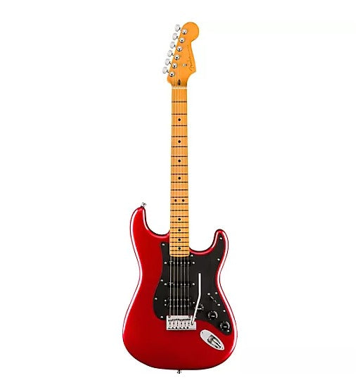 Fender American Ultra II Stratocaster HSS Maple Fingerboard Electric Guitar Sinister Red