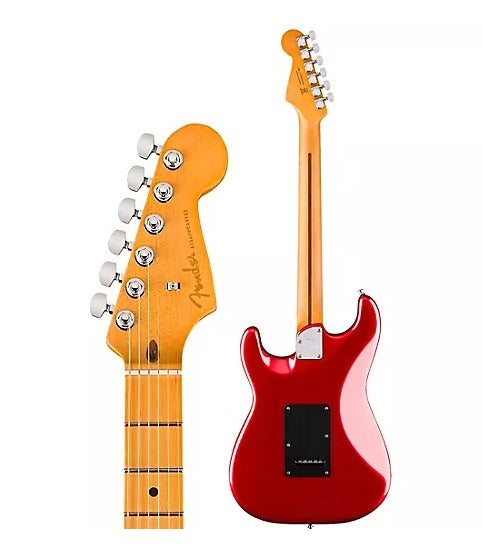 Fender American Ultra II Stratocaster HSS Maple Fingerboard Electric Guitar Sinister Red