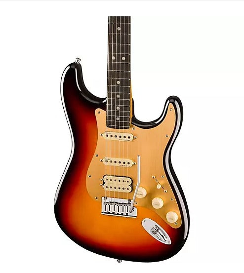 Fender American Ultra II Stratocaster HSS Ebony Fingerboard Electric Guitar Ultraburst