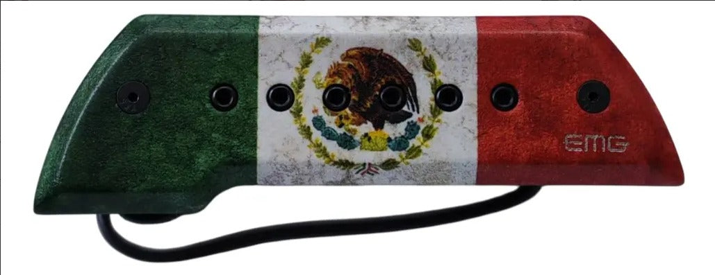 Pastilla Emg Para Bajoquinto O Bajosexto O Guitarra color Bandera