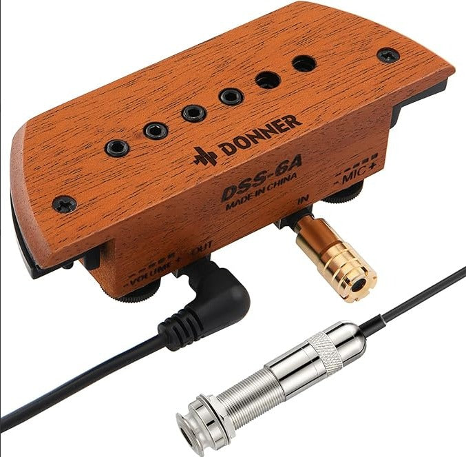 Donner Pastilla Activa Dss-6a Para Bajo Quinto Guitarra Acustica