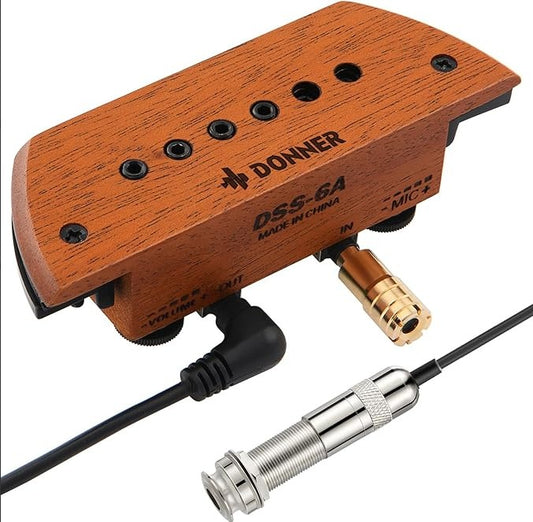 Donner Pastilla Activa Dss-6a Para Bajo Quinto Guitarra Acustica