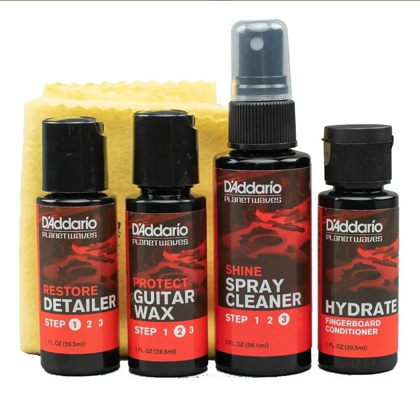 Kit De Limpieza Daddario Planet Waves Pw-gcb-01 P Guitarra.