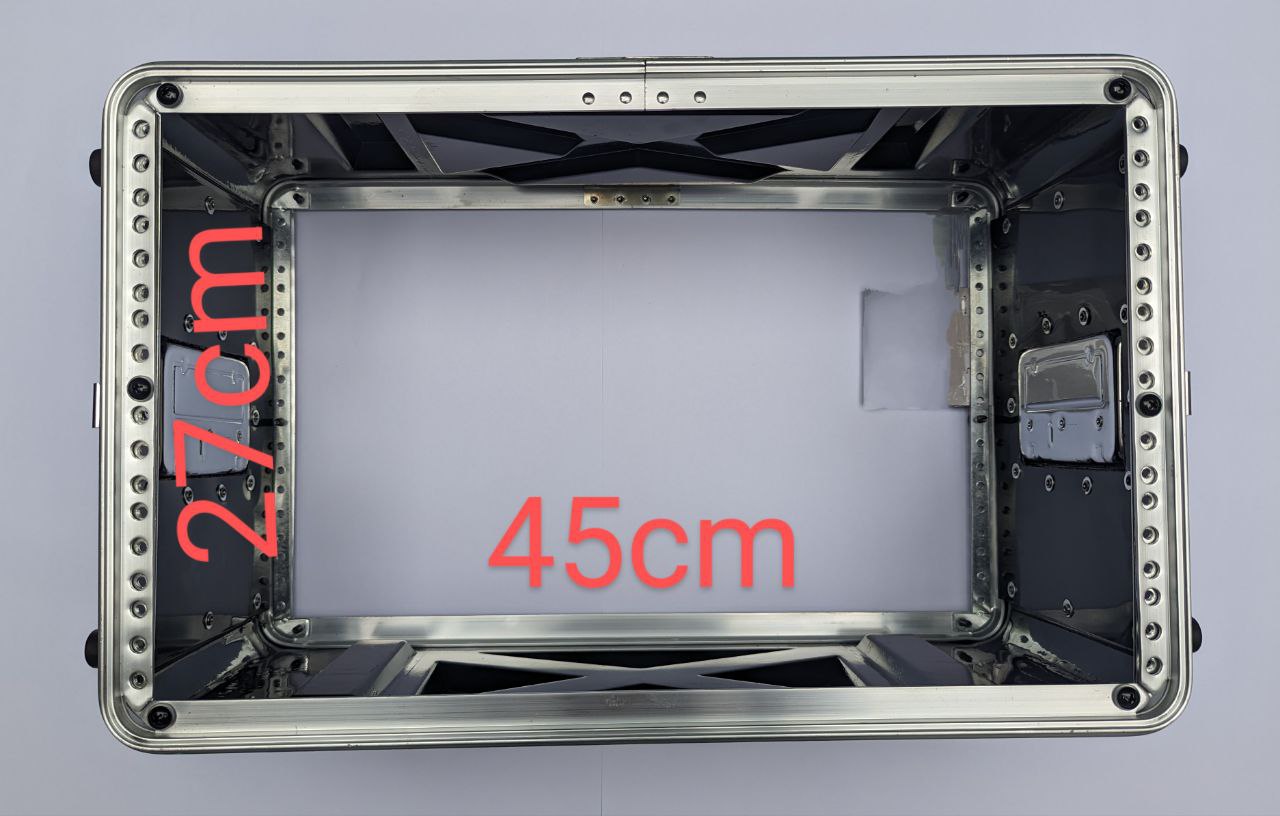 Case Estuche Rack Mezclador Y Poderes 6 Unidades 12 Pulgadas