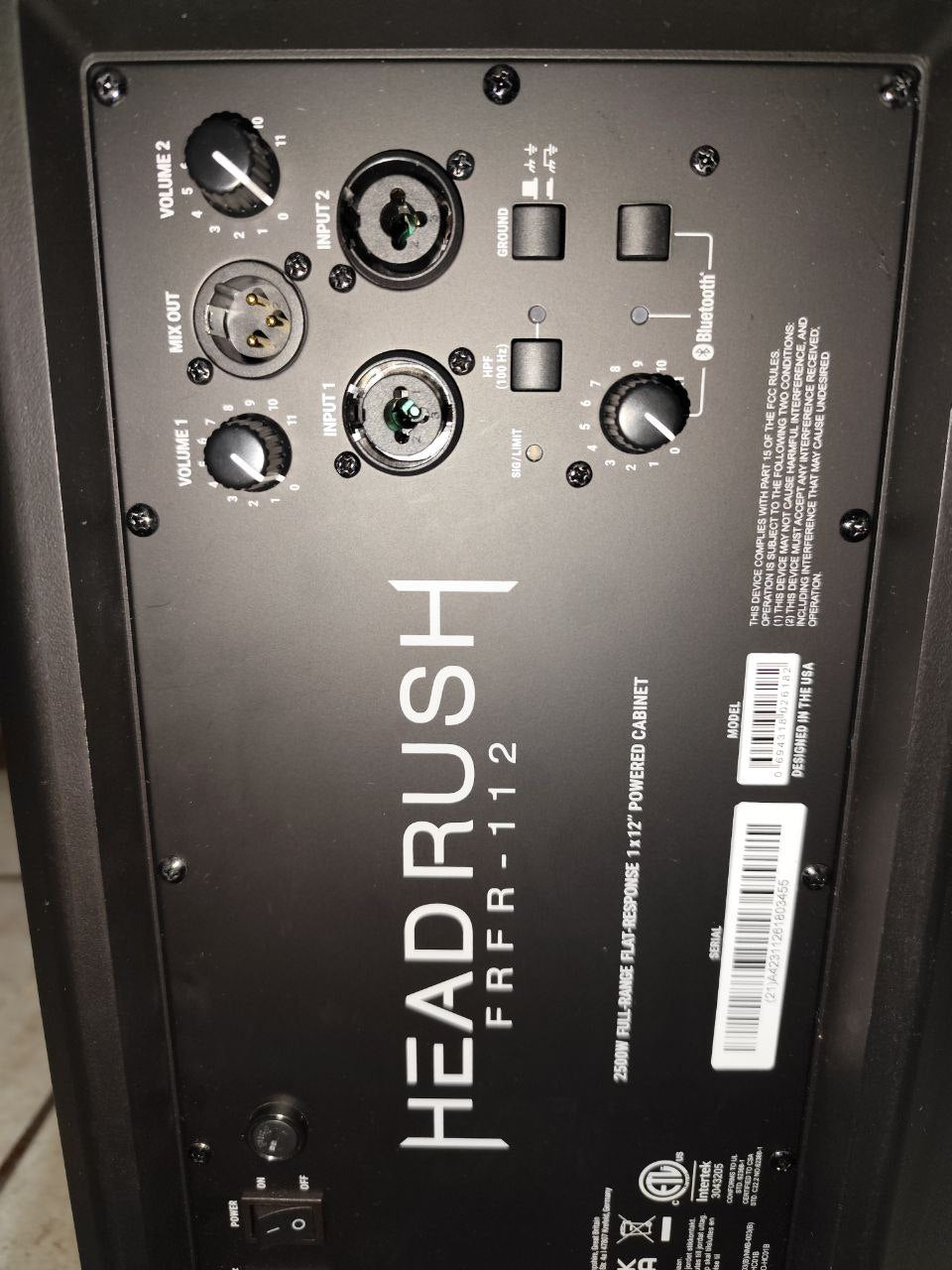 Bocina amplificada Headrush FRFR-112