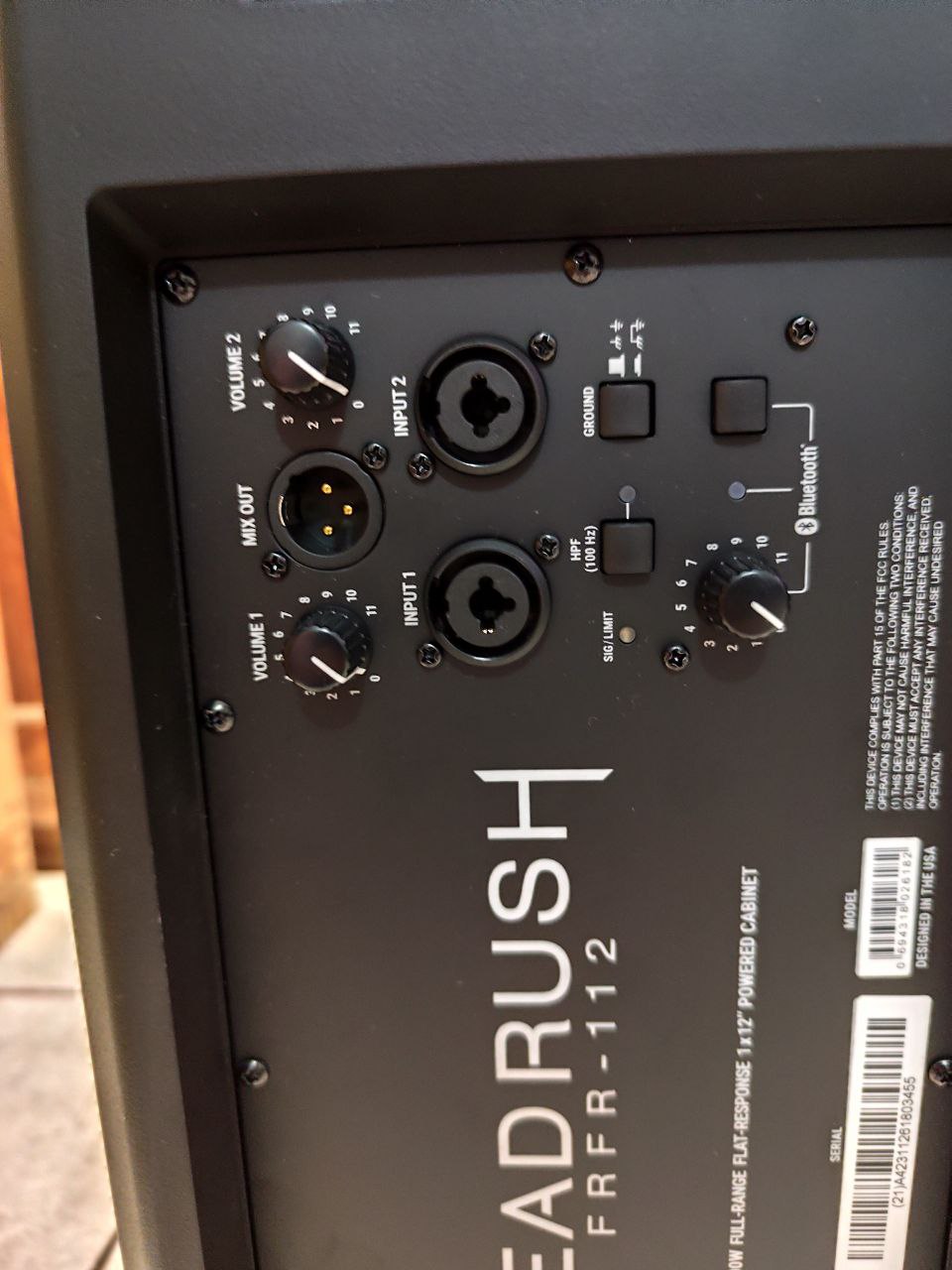 Bocina amplificada Headrush FRFR-112