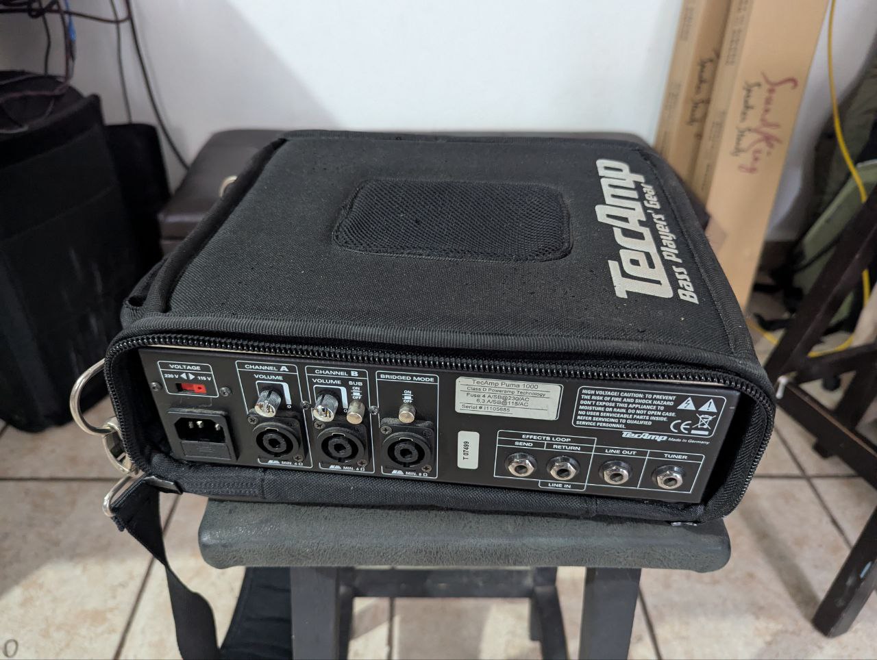 Amplificador Para Bajo Eléctrico Puma 1000 Tecamp