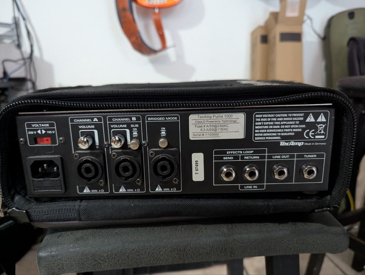 Amplificador Para Bajo Eléctrico Puma 1000 Tecamp