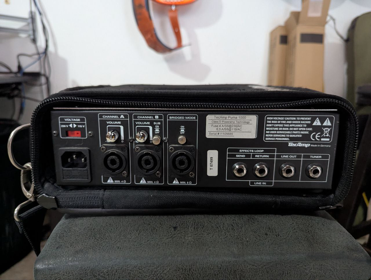 Amplificador Para Bajo Eléctrico Puma 1000 Tecamp