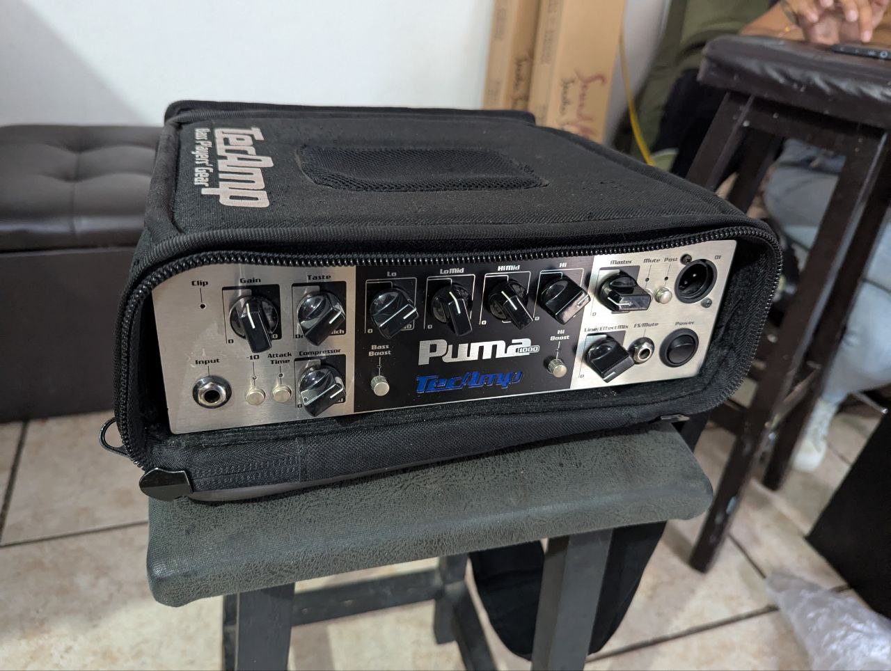 Amplificador Para Bajo Eléctrico Puma 1000 Tecamp