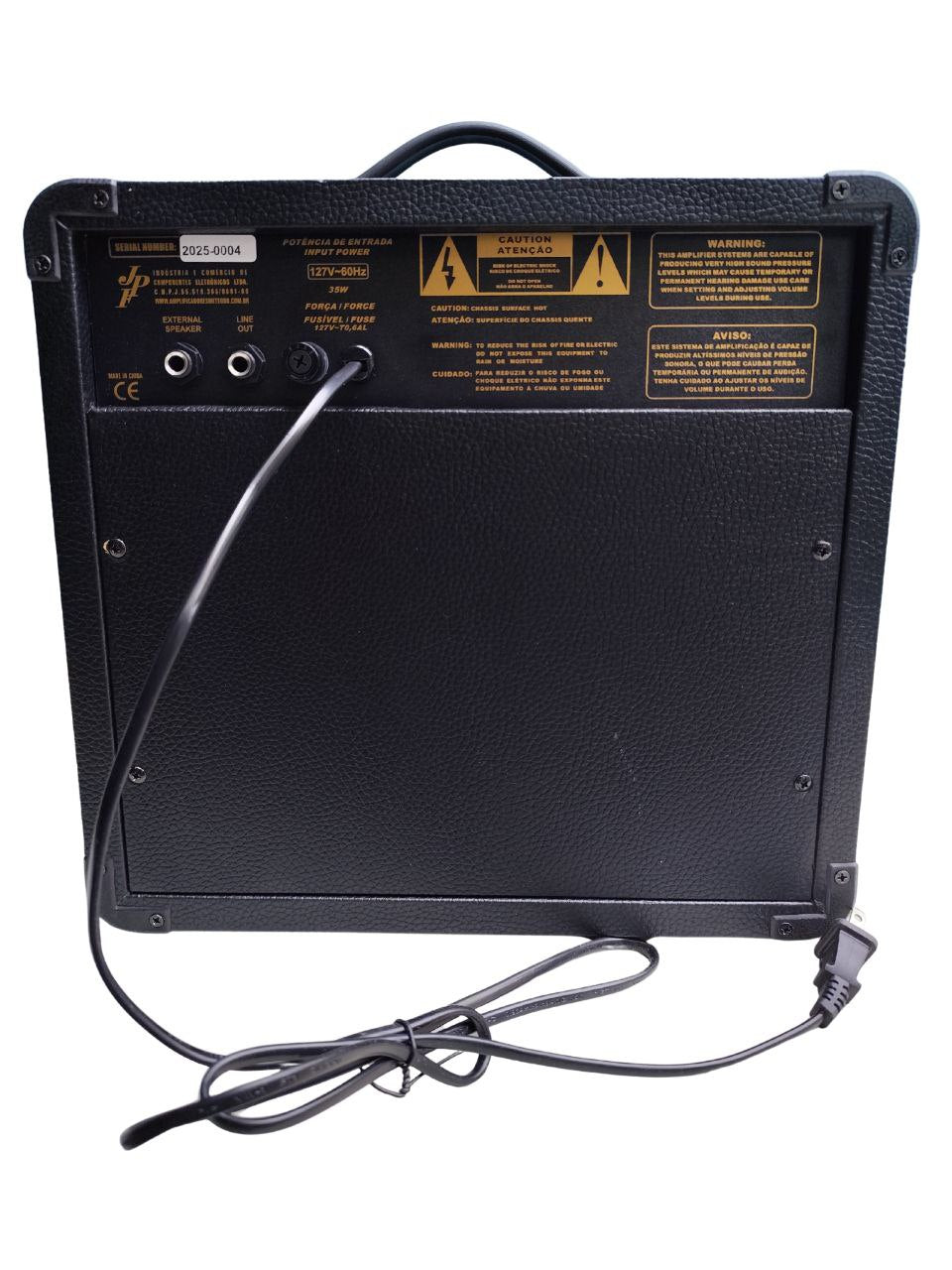 METEORO Amplificador para Bajo Eléctrico 15W Bocina 6.5" Sonido Potente y Profundo Ideal para Práctica en Casa o Estudio Compacto y Resistente