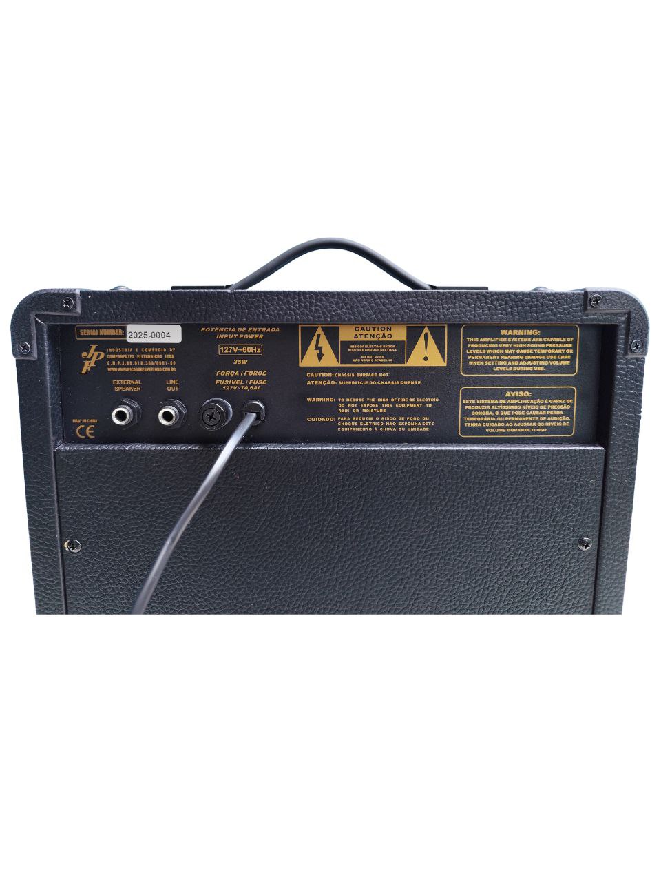 METEORO Amplificador para Bajo Eléctrico 15W Bocina 6.5" Sonido Potente y Profundo Ideal para Práctica en Casa o Estudio Compacto y Resistente
