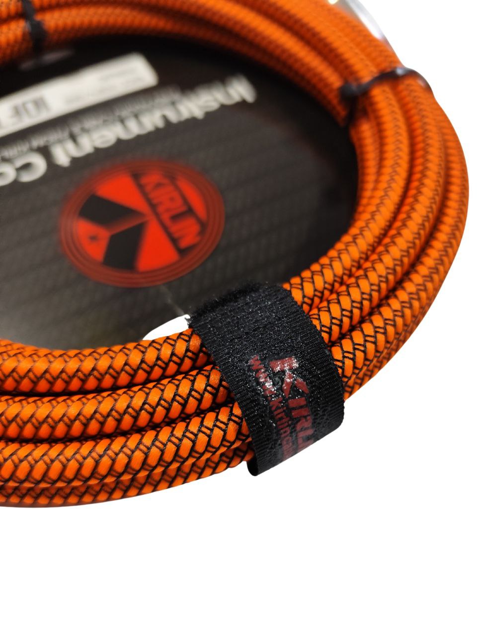 Cable KIRLIN IWCC-201PN/ORA 10FT – Cable Profesional para Guitarra, Bajo o Teclado, Plug Recto a Plug Recto, 3 Metros