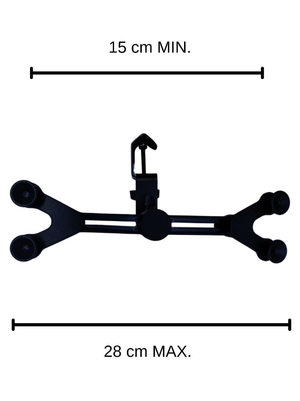 Soporte Universal para iPad O Tablet-Adaptable A Base DE MICROFONO O TRIPODE DE ALGUN Otro Tipo -Ajustable Y Resistente