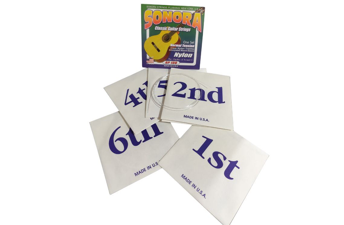 Cuerdas Sonora para Guitarra Clásica SP130 | Nylon Suave con Sonido Cálido