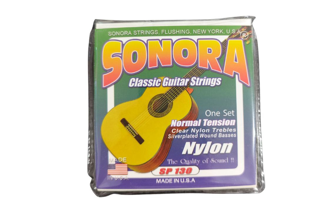 Cuerdas Sonora para Guitarra Clásica SP130 | Nylon Suave con Sonido Cálido