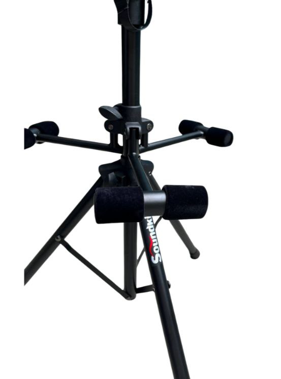 Base Profesional para Guitarra y Bajo – Soporte Triple Estable y Resistente para Instrumentos Eléctricos y Acústicos soundking