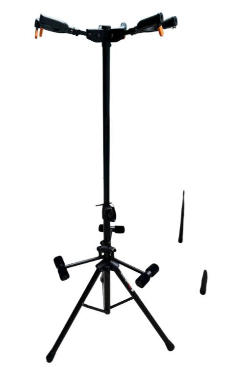 Base Profesional para Guitarra y Bajo – Soporte Triple Estable y Resistente para Instrumentos Eléctricos y Acústicos soundking