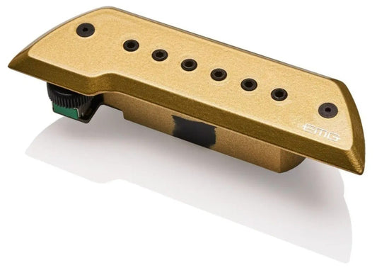 Pastilla Emg Para Bajoquinto O Bajosexto O Guitarra Color Oro