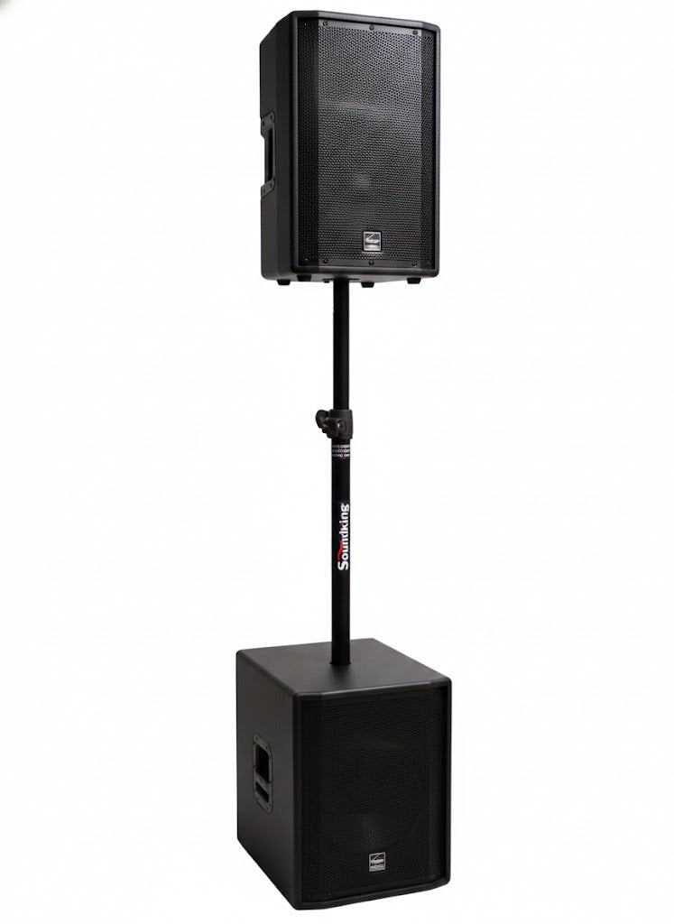 Soundking Poste/Acople para Bafle y Subwoofer Tubo de Montaje Ajustable, Acople Hidráulico, Compatible con Bocinas Profesionales Altura Máxima. 130 cm